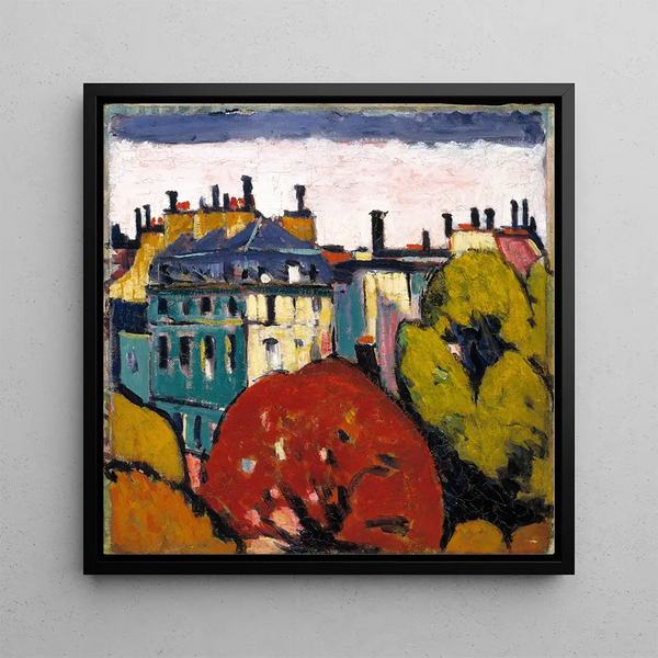 Landscape Paris - Henry Lyman Saen — framed artwork on a wall