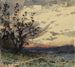 Landscape at Twilight - Henri Joseph Harpignies — artwork view