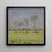 Spring Landscape Painting - Hermann Dumler — framed artwork on a wall