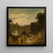 Landscape with Figures - Theobald Michau — framed artwork on a wall