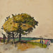 Landscape with Trees in the Fields - Florence Est — artwork view