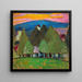 Landscape with Flowers - Alexej von Jawlensky — framed artwork on a wall