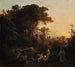 Reproduction of the painting Landscape with Nymphs Bathing - Kroly Mark