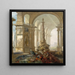 Landscape Painting with Palace Interior - Johan Pasch the Elder — framed artwork on a wall