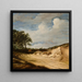 Landscape Painting with the Dune - Guillam Dubois — framed artwork on a wall