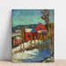 Reproduction of the painting Landscape Painting with Houses - Konrad Mägi