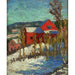 Reproduction of the painting Landscape Painting with Houses - Konrad Mägi