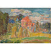 Reproduction of the painting Landscape Painting with a Red House - Sasza Blonder