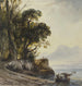 Coastal Landscape Painting - Théodore Gudin — artwork view