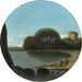 Coastal landscape painting with figures - Goffredo Wals — artwork view