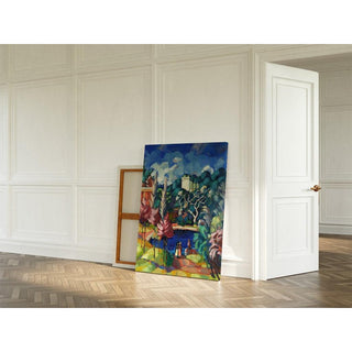 Paysage d’Italie - Konrad Mägi | Reproduction Tableau Décoration murale affiche copie