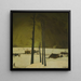 Winter Landscape Painting - Constant Permeke — framed artwork on a wall
