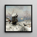 Winter Landscape - Frithjof Smith-Hald — framed artwork on a wall