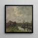 Landscape Painting in the vicinity of The Hague - Jacob Maris — framed artwork on a wall