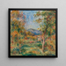 Landscape Painting of Cagnes - Pierre-Auguste Renoir — framed artwork on a wall