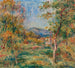 Landscape Painting of Cagnes - Pierre-Auguste Renoir — artwork view