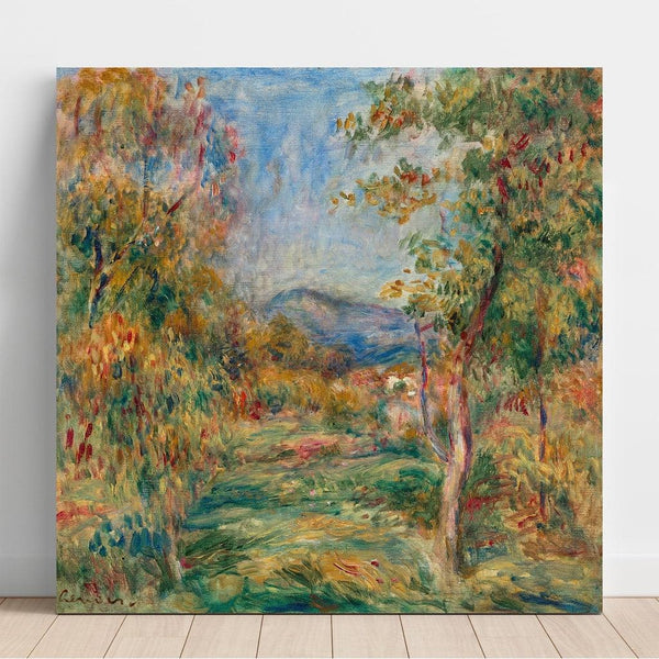 Reproduction of the painting Landscape of Cagnes - Pierre-Auguste Renoir