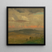 Landscape painting of the Hudson Valley - Frederic Edwin Church — framed artwork on a wall