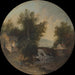 Landscape of the South with Hikers - Louis Bélanger — displayed in an interior