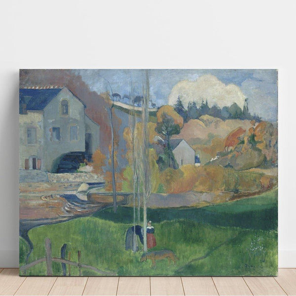 Reproduction of the painting Landscape Painting in Brittany, The Mill of David - Paul Gauguin