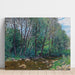 Reproduction of the painting River landscape painting - Alfred Zoff