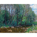Reproduction of the painting River landscape painting - Alfred Zoff