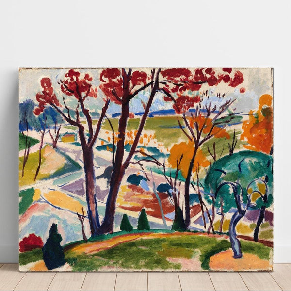 Reproduction of the painting Landscape painting, bridge, Huntingdon Valley - Henry Lyman Sayen