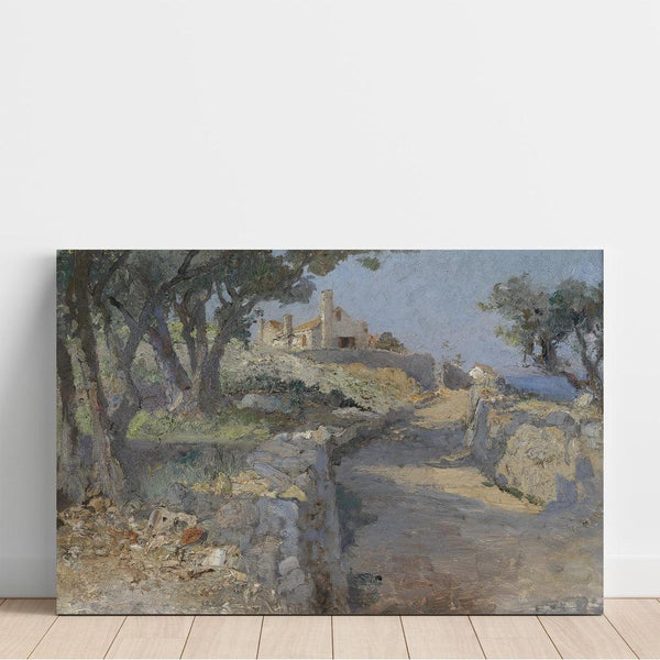 Reproduction of the painting Landscape Painting near Fiume - Marie Egner