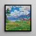 Spring Landscape Painting - Giovanni Giacometti — framed artwork on a wall