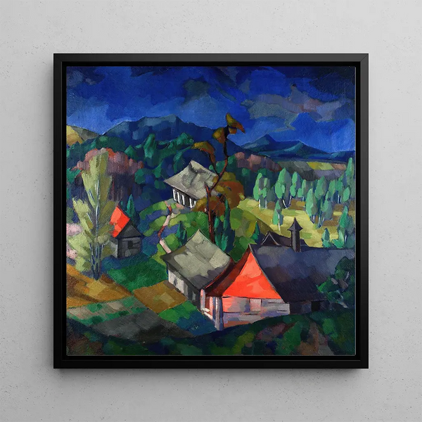 Landscape saadjrve - Konrad Mgi — framed artwork on a wall