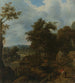 Swedish landscape painting with a watermill - Allaert van Everdingen — artwork view