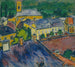 Urban landscape painting - Sándor Galimberti — artwork view