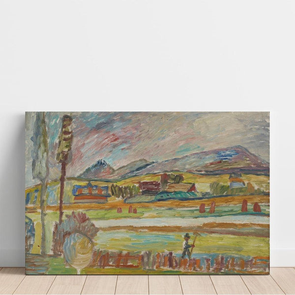 Reproduction of the painting Farmhouse Painting with a Rake - Sasza Blonder