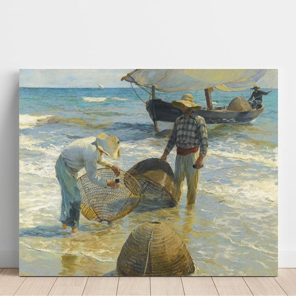 Reproduction of the painting Fishermen of Valencia - Joaquín Sorolla