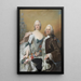 The jeweler of the court Christopher Fabritius and his wife Gundel née Berntz - Peder Als — framed artwork on a wall