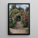 In the Garden - Peder Mønsted — framed artwork on a wall
