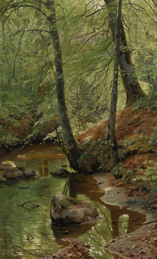 Peder Mrk Mnsted - A Forest Stream.webp