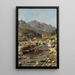 the Partie de la vallée du Borrigo in the South of France - Peder Mørk Mønsted — framed artwork on a wall