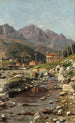 the Partie de la vallée du Borrigo in the South of France - Peder Mørk Mønsted — artwork view