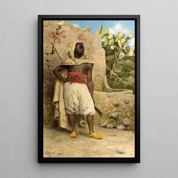 The Guard - Peder Mørk Mønsted — framed artwork on a wall