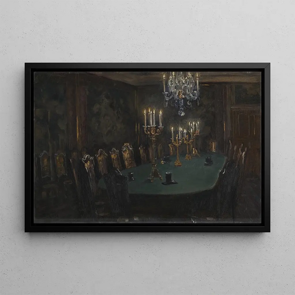 Interior Painting - Peder Severin Krøyer — framed artwork on a wall