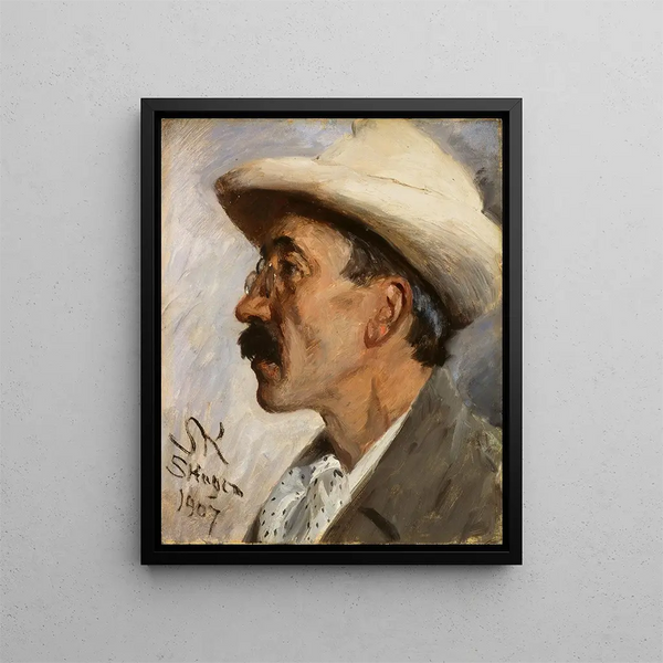 Julius Paulsen - Peder Severin Krøyer — framed artwork on a wall