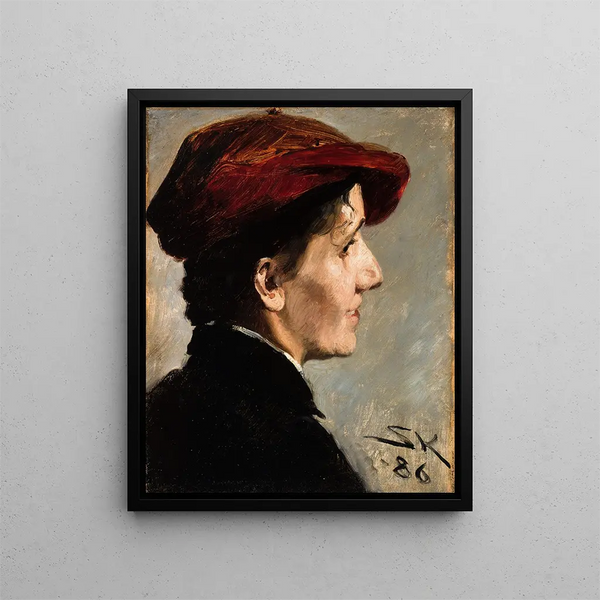 Marianne Stokes - Peder Severin Krøyer — framed artwork on a wall