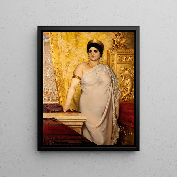 Messaline - Peder Severin Krøyer — framed artwork on a wall