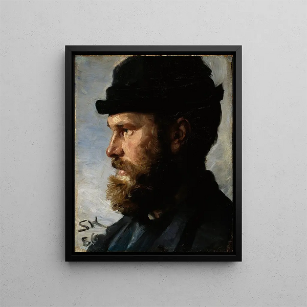 Michael Ancher - Peder Severin Krøyer — framed artwork on a wall