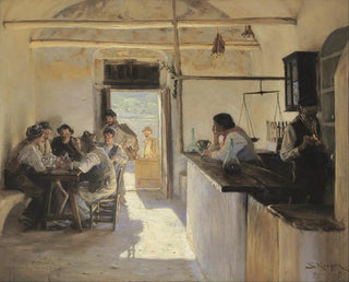 Osteria à Ravello - Peder Severin Krøyer — artwork view