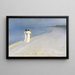 Summer Evening on the South Beach - Peder Severin Krøyer — framed artwork on a wall