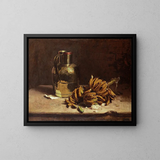 Bananas and Metal - Pedro Alexandrino Borges — framed artwork on a wall
