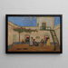 The Patio or Patio Unitaire - Pedro Figari — framed artwork on a wall