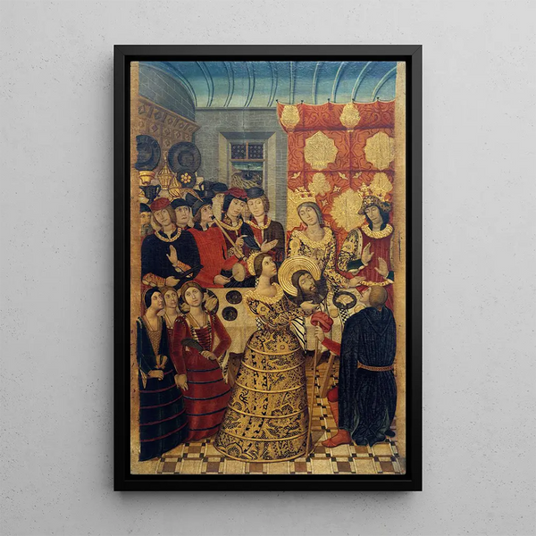 The banquet of Herod - Pedro García de Benavarre — framed artwork on a wall